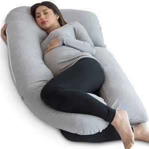 Pharmedioc Pregnancy Pillow Grey U Shaped